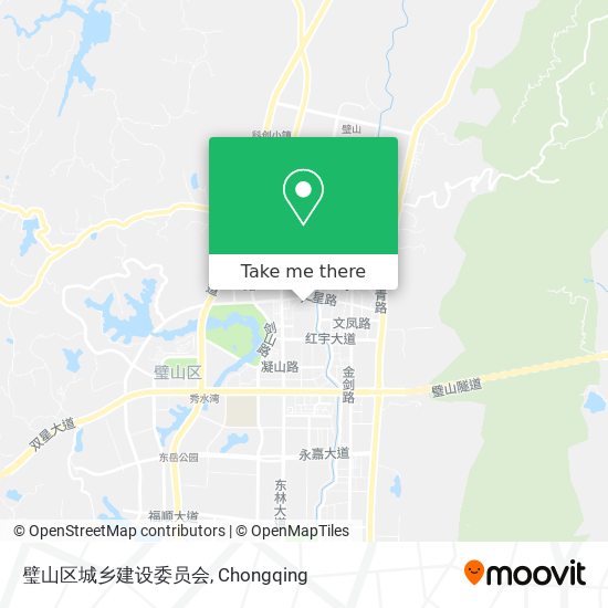 璧山区城乡建设委员会 map
