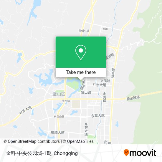 金科·中央公园城-1期 map