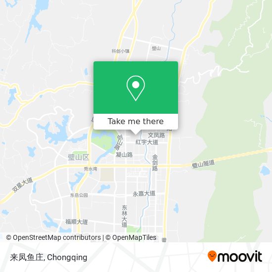 来凤鱼庄 map
