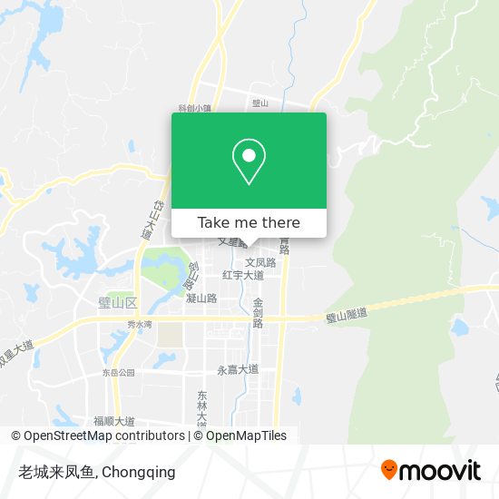 老城来凤鱼 map