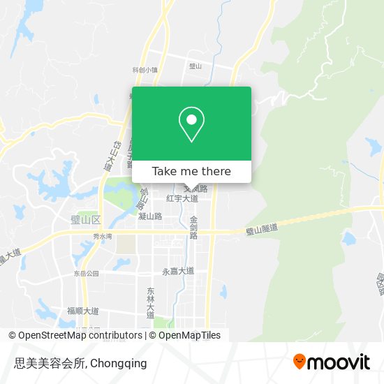 思美美容会所 map