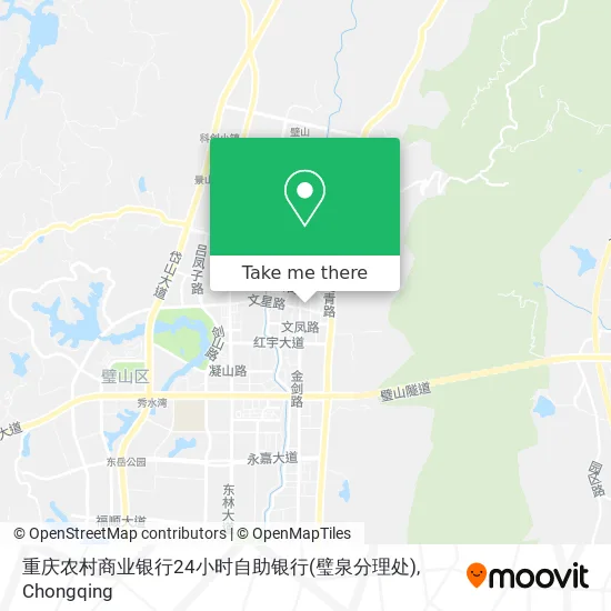 重庆农村商业银行24小时自助银行(璧泉分理处) map