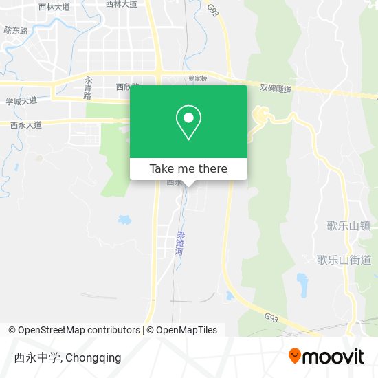 西永中学 map