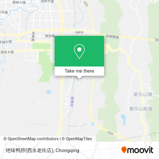 绝味鸭脖(西永老街店) map