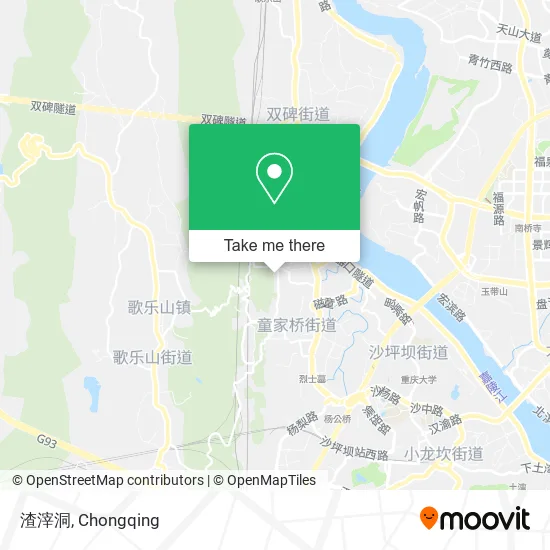 渣滓洞 map