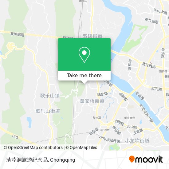 渣滓洞旅游纪念品 map