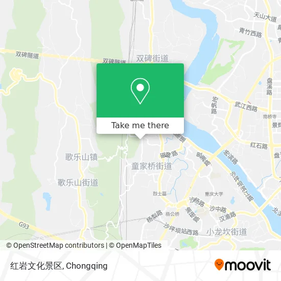 红岩文化景区 map
