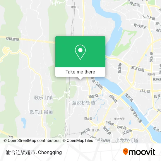 渝合连锁超市 map