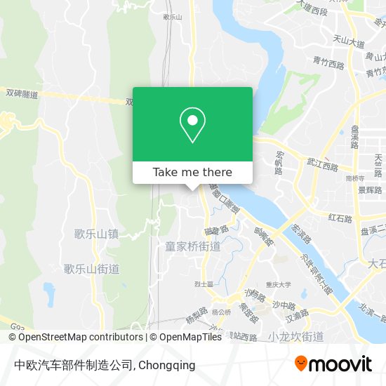 中欧汽车部件制造公司 map