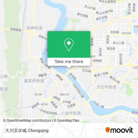 大川滨水城 map