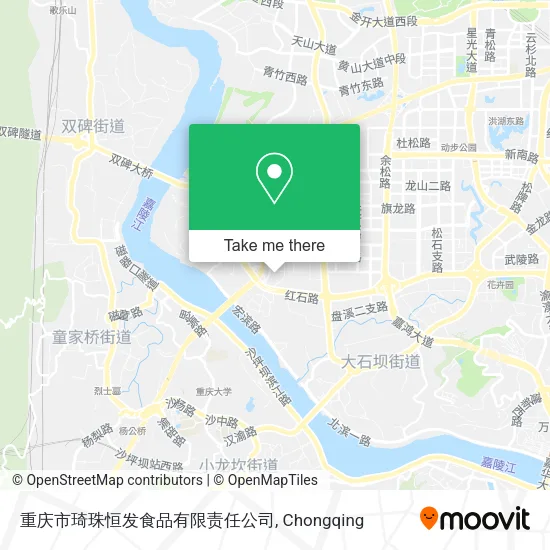 重庆市琦珠恒发食品有限责任公司 map