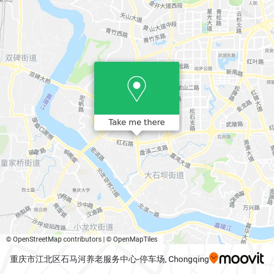 重庆市江北区石马河养老服务中心-停车场 map