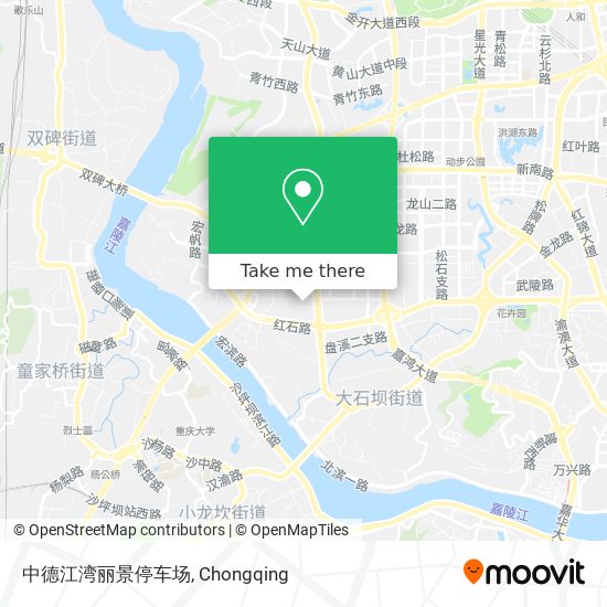 中德江湾丽景停车场 map
