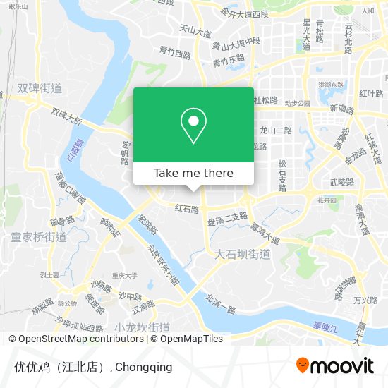 优优鸡（江北店） map