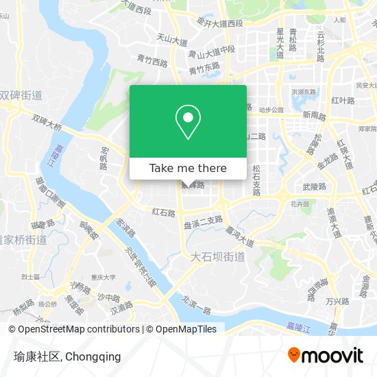 瑜康社区 map