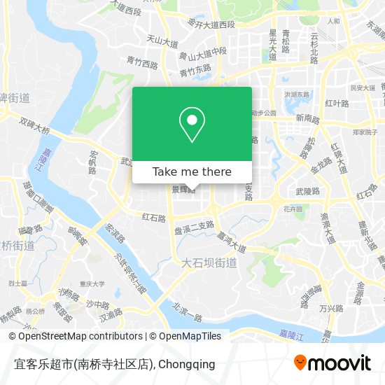 宜客乐超市(南桥寺社区店) map