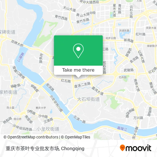 重庆市茶叶专业批发市场 map