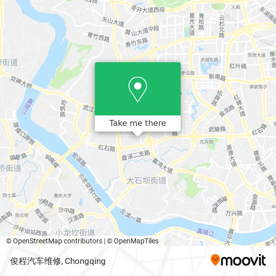 俊程汽车维修 map
