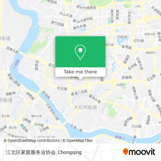 江北区家庭服务业协会 map