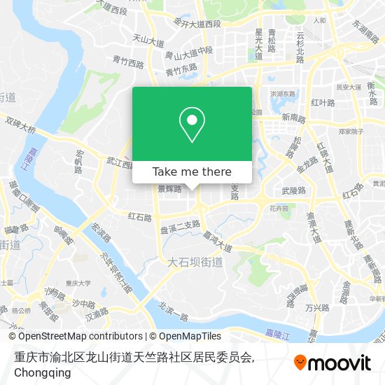 重庆市渝北区龙山街道天竺路社区居民委员会 map