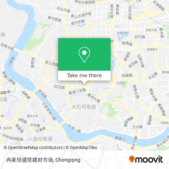 冉家坝盛世建材市场 map