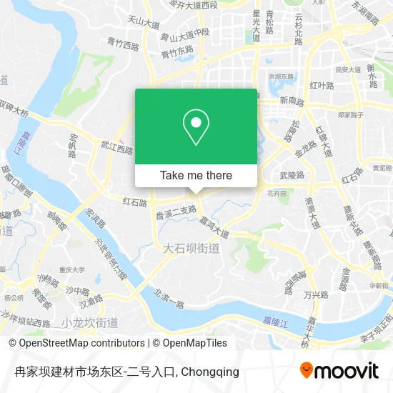 冉家坝建材市场东区-二号入口 map