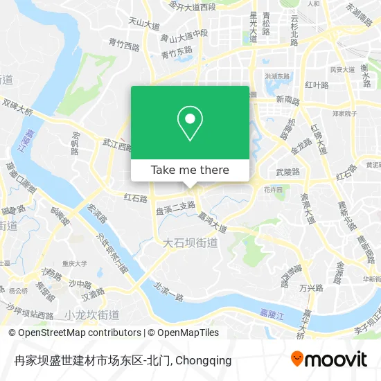 冉家坝盛世建材市场东区-北门 map