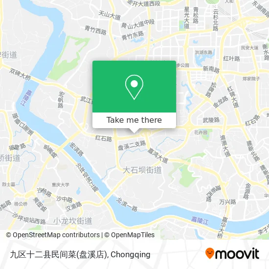 九区十二县民间菜(盘溪店) map