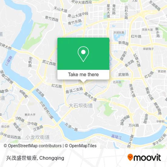 兴茂盛世银座 map