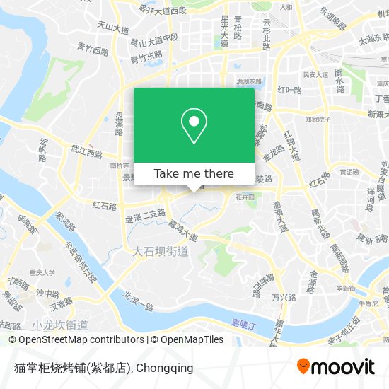 猫掌柜烧烤铺(紫都店) map