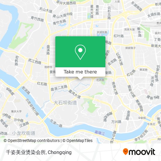 千姿美业烫染会所 map