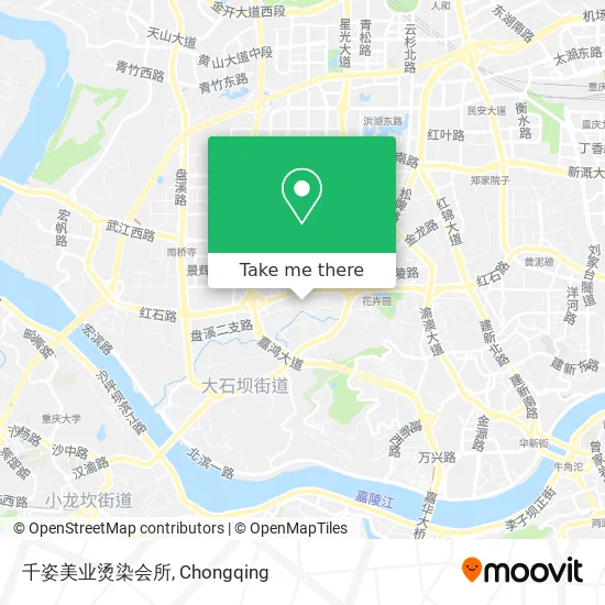 千姿美业烫染会所 map