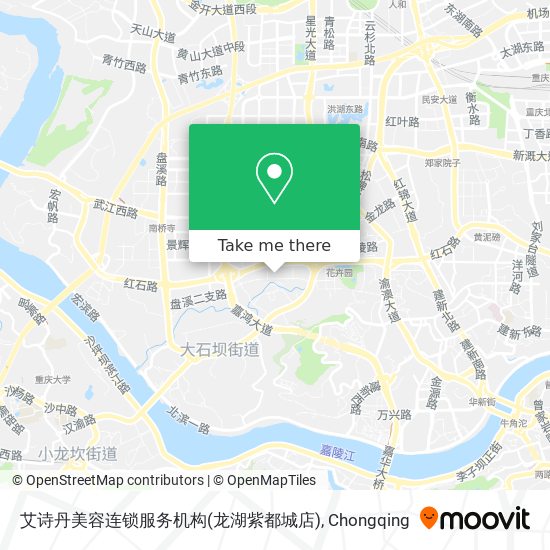 艾诗丹美容连锁服务机构(龙湖紫都城店) map