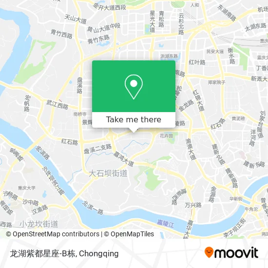 龙湖紫都星座-B栋 map