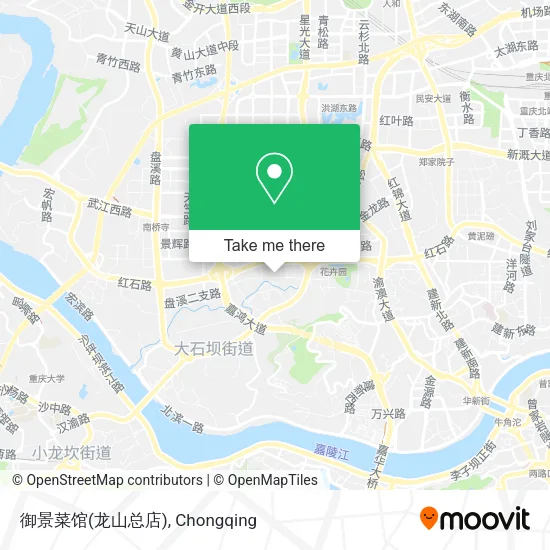 御景菜馆(龙山总店) map