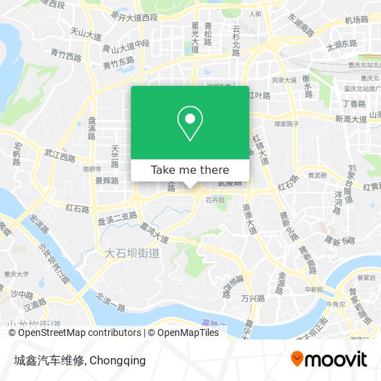 城鑫汽车维修 map