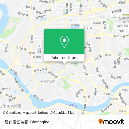 经典发艺连锁 map