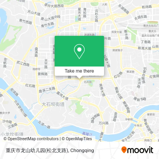 重庆市龙山幼儿园(松北支路) map