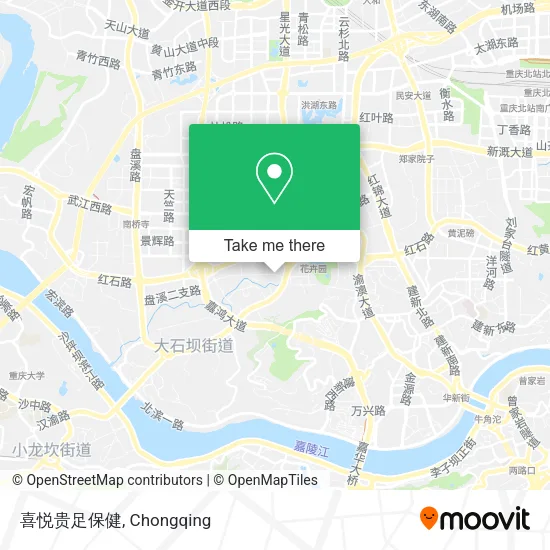 喜悦贵足保健 map