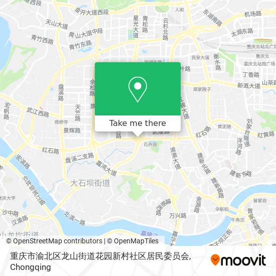 重庆市渝北区龙山街道花园新村社区居民委员会 map