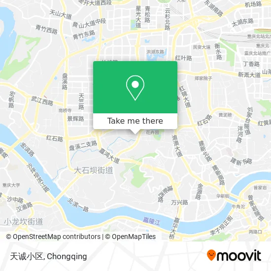 天诚小区 map
