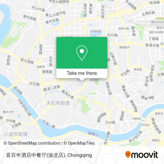 喜百年酒店中餐厅(渝北店) map