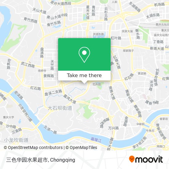 三色华园水果超市 map