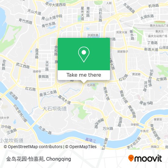 金岛花园-怡嘉苑 map