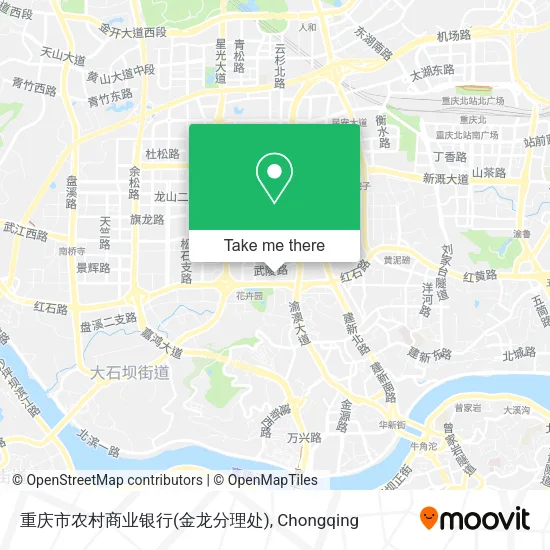 重庆市农村商业银行(金龙分理处) map