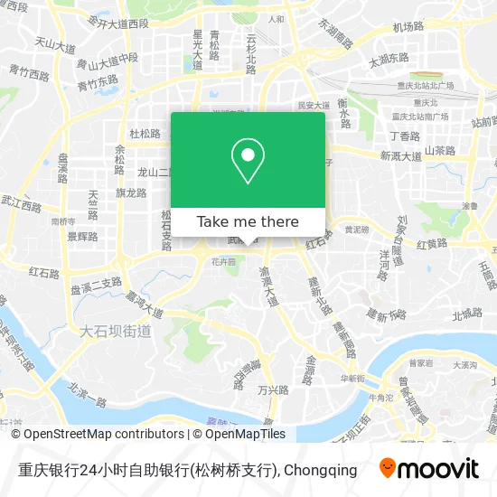 重庆银行24小时自助银行(松树桥支行) map