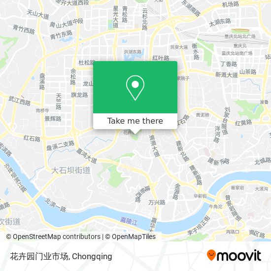花卉园门业市场 map