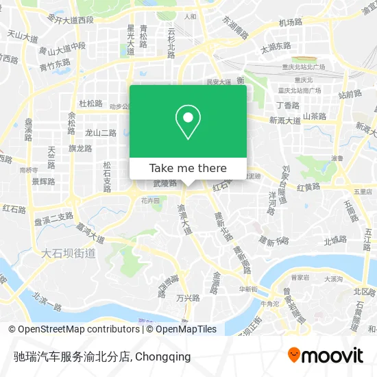 驰瑞汽车服务渝北分店 map