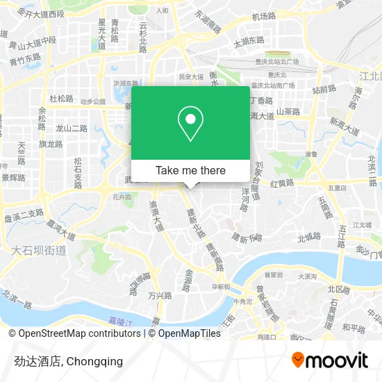 劲达酒店 map