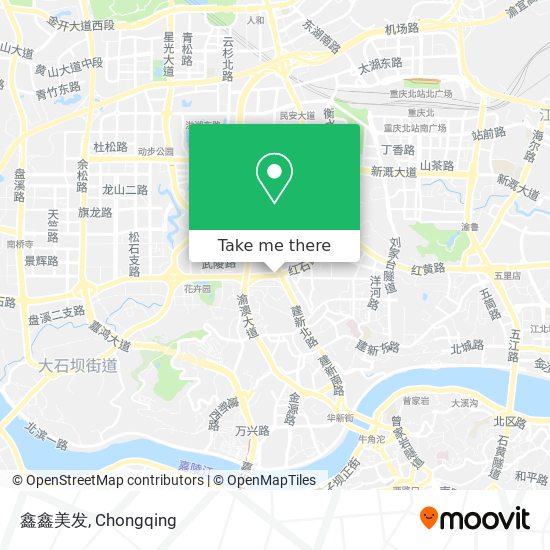 鑫鑫美发 map